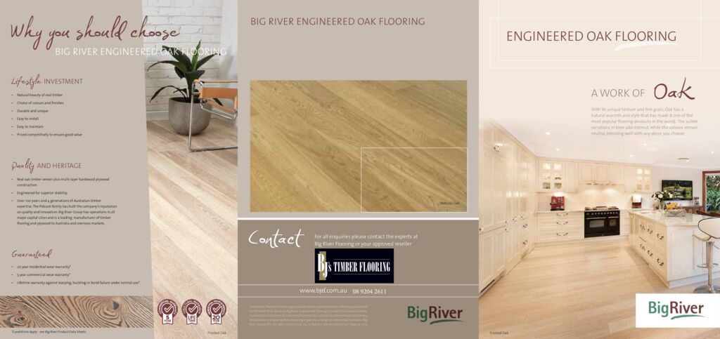 Big River Timbers Engineered Oak Brochure